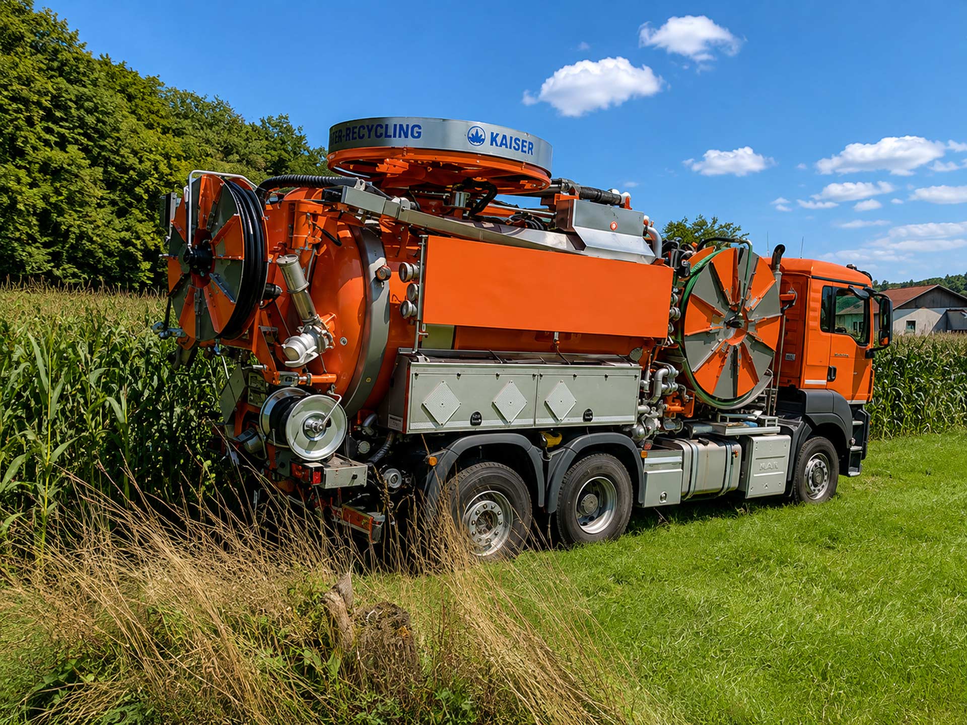 Kanal- und Recyclingfahrzeug